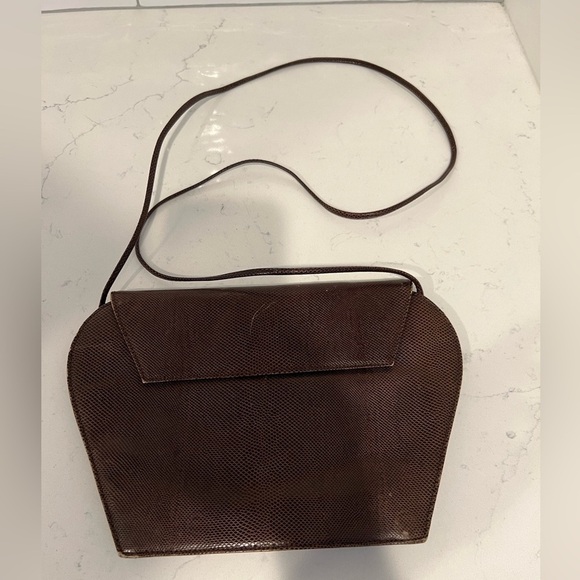 Walter Steiger Vintage Crossbody Leather Purse. Brown leather. - Picture 11 of 15